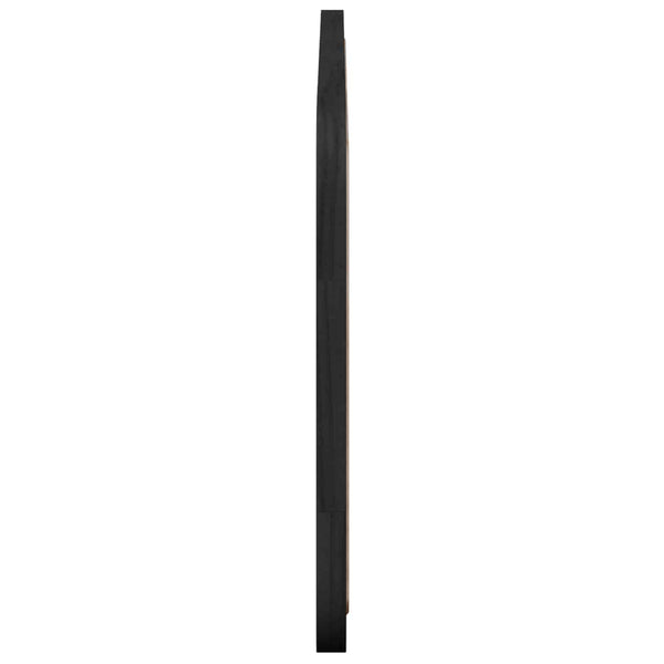 Schwarzes Rattan Kopfteil 120 cm