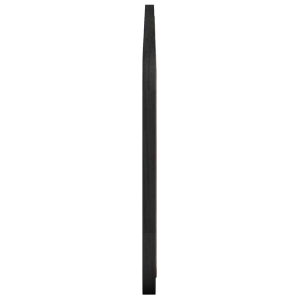Schwarzes Rattan Kopfteil 180 cm