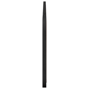 Schwarzes Rattan Kopfteil 200x55 cm
