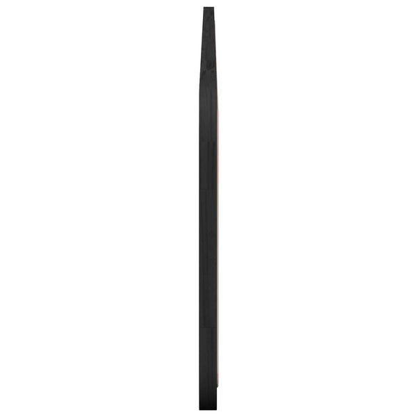 Schwarzes Rattan Kopfteil 200x55 cm