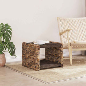 Couchtisch Natur Mahagoni 45x45 cm