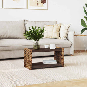 Couchtisch Mahagoni Natur 70x35x35 cm