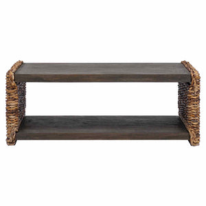 Couchtisch Mahagoni Massivholz 90x45 cm