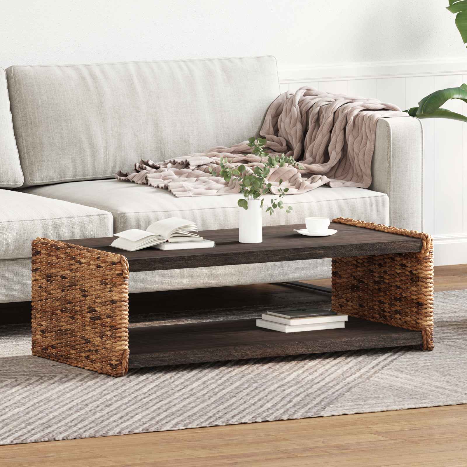 Couchtisch Mahagoni Natur 110cm