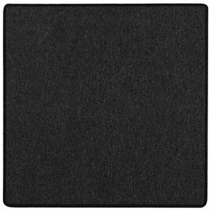Anthrazit Teppichläufer 100x100 cm Polypropylen