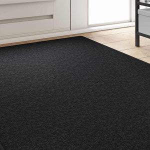 Anthrazit Teppichläufer 100x250 cm Polypropylen