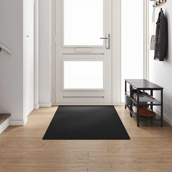 Anthrazit Teppichläufer 100x300 cm Polypropylen