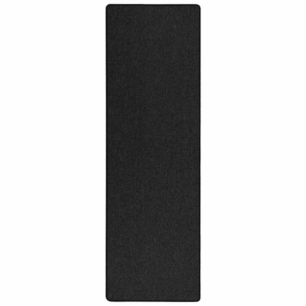 Anthrazit Teppichläufer 100x300 cm Polypropylen