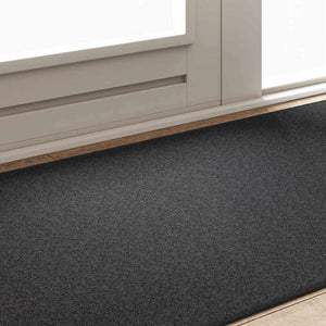 Dunkelgrauer Teppichläufer 100x200 cm