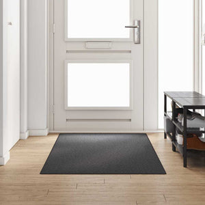 Dunkelgrauer Teppichläufer 100x250 cm