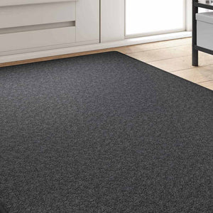 Dunkelgrauer Teppichläufer 100x300 cm