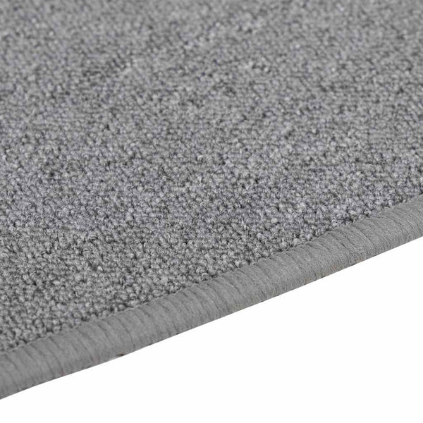 Teppichläufer Hellgrau 100x200 cm Polypropylen