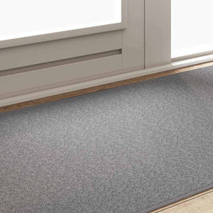 Teppichläufer Hellgrau 100x200 cm Polypropylen