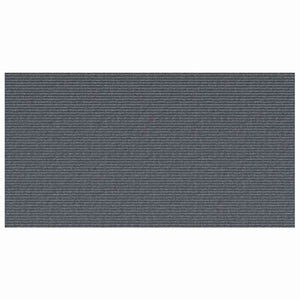 Grauer Teppichläufer Stoff 80x150 cm