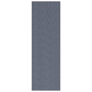 Teppichläufer Hellgrau Stoff 80x200 cm