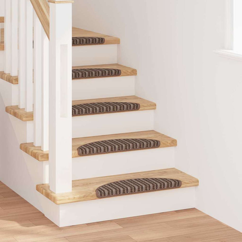 Selbstklebende Treppenschoner Braun 15er Set