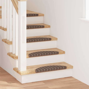 Selbstklebende Treppenschoner Braun 15er Set
