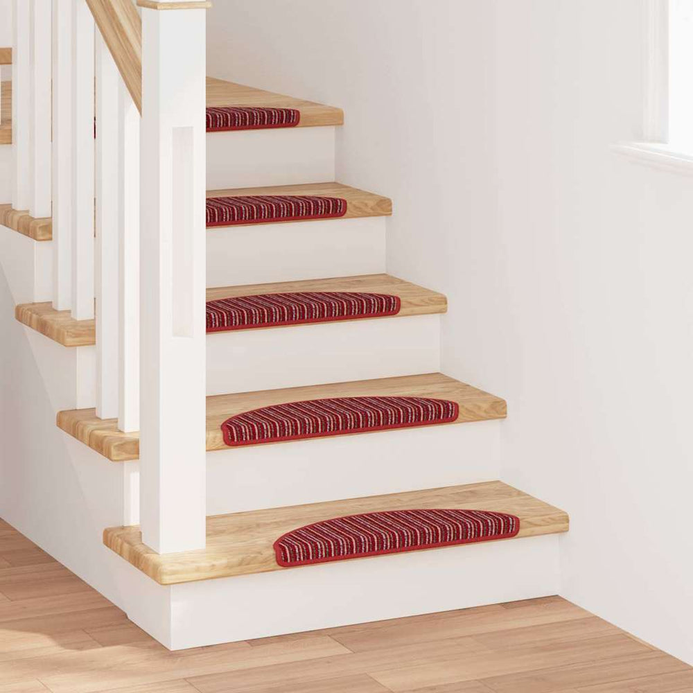 Selbstklebende Treppenschoner Rot, 15er Set