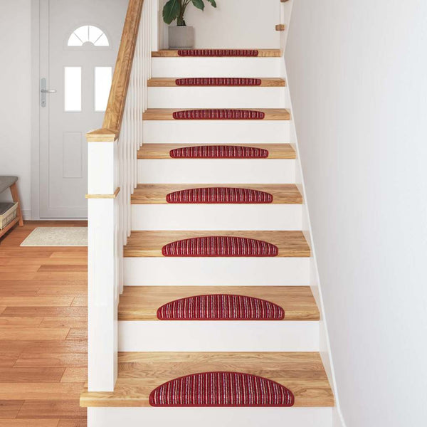 Selbstklebende Treppenschoner Rot, 15er Set