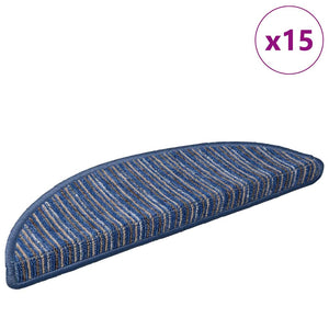 Selbstklebende Treppenschoner Blau 15er Set