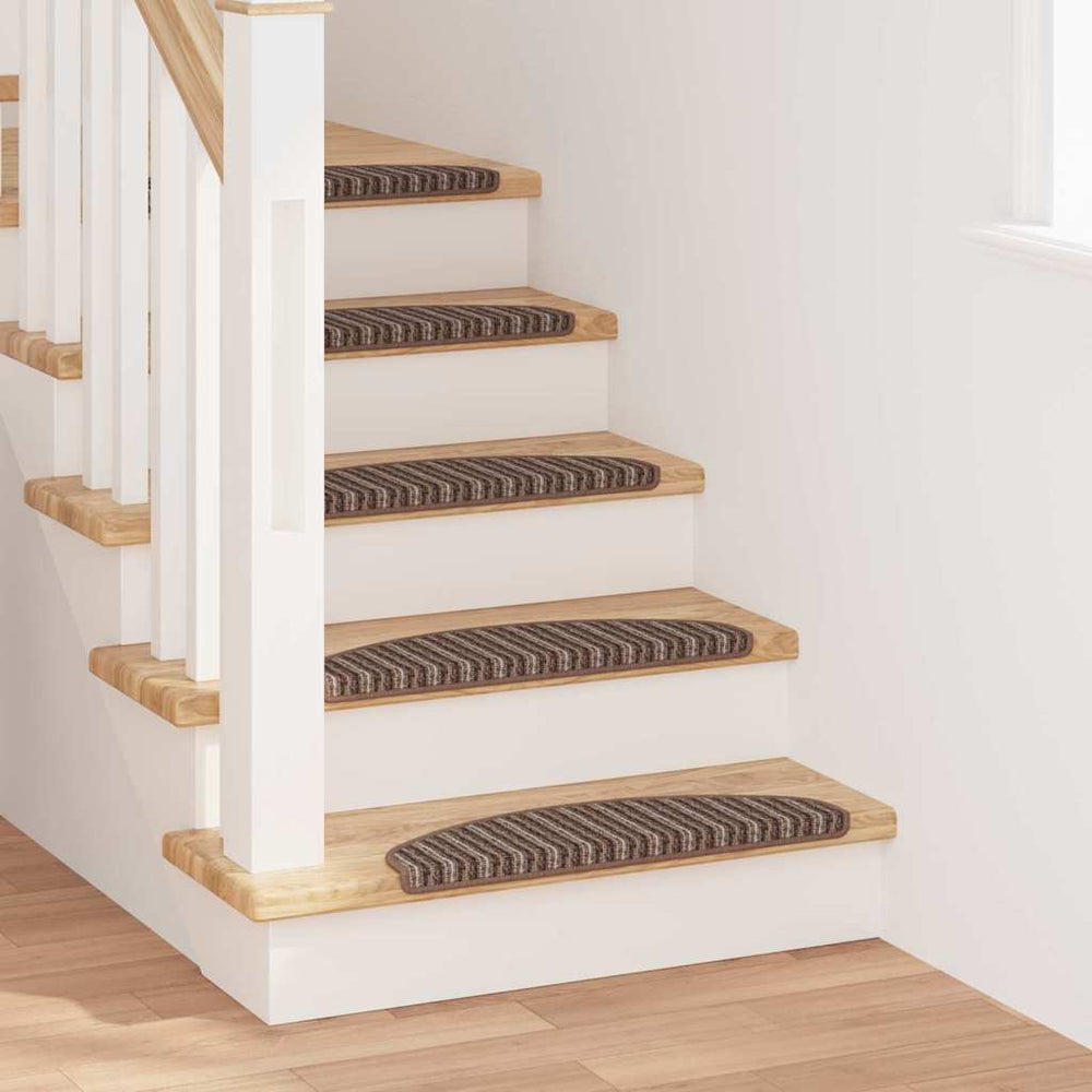 Selbstklebende Treppenschoner Braun 15er Set