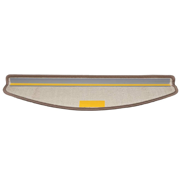 Selbstklebende Treppenschoner Braun 15er Set