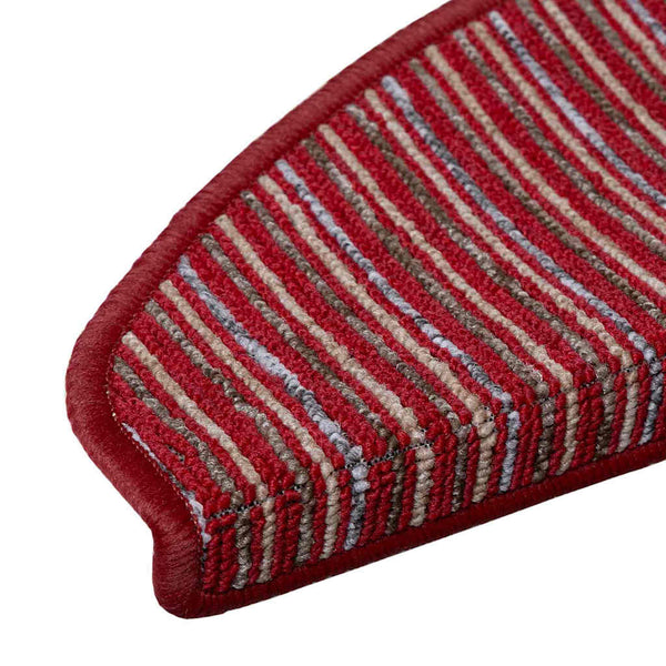 Selbstklebende Treppenschoner Rot, 15er Set