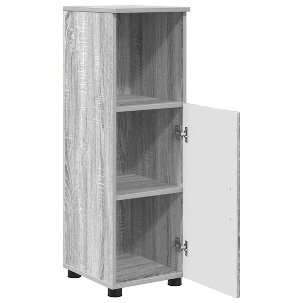 Badezimmermöbel Set 3-teilig Grau Sonoma