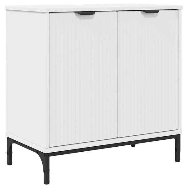 Badezimmermöbel Set Weiß mit Schubladen