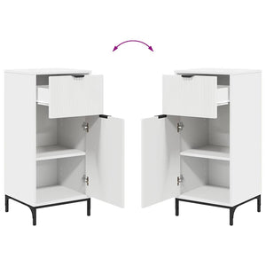 Badezimmermöbel Set Weiß mit Schubladen