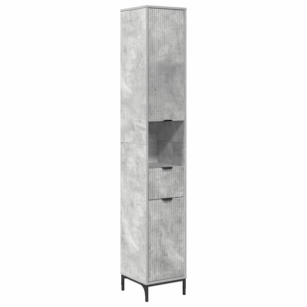 Badezimmermöbel Set Beton Grau