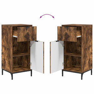 Badezimmermöbel Set Geräucherte Eiche
