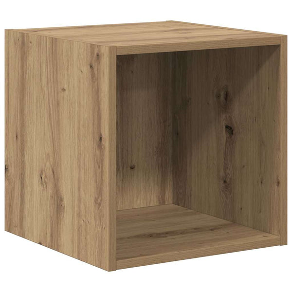 Wandmontiertes TV-Schrankset Artisan-Eiche, 4-teilig