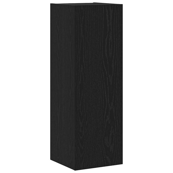 TV-Schrank Set 7-teilig Schwarz Eichenoptik