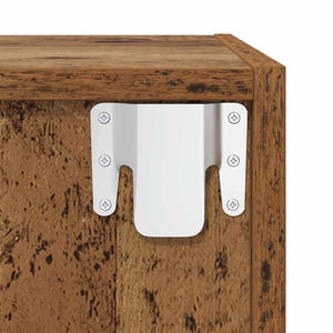 Wandmontiertes TV-Schrank Set Altholz