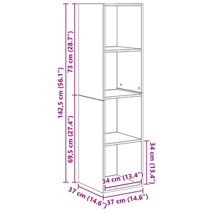 Wandmontiertes TV-Schrank Set Altholz