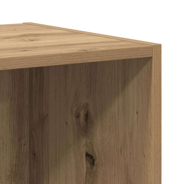 Wandmontiertes TV-Schrank-Set Eiche