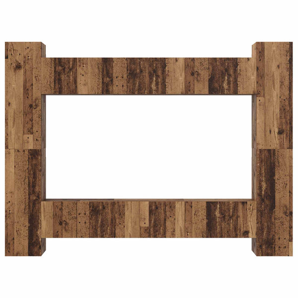 TV-Schrank Set Altholz, 10-teilig