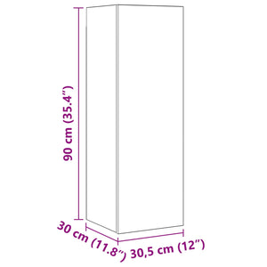 TV-Schrank Set Altholz, 10-teilig