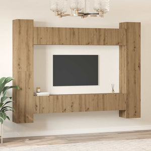 TV-Schrank Set Artisan-Eiche, 10-teilig