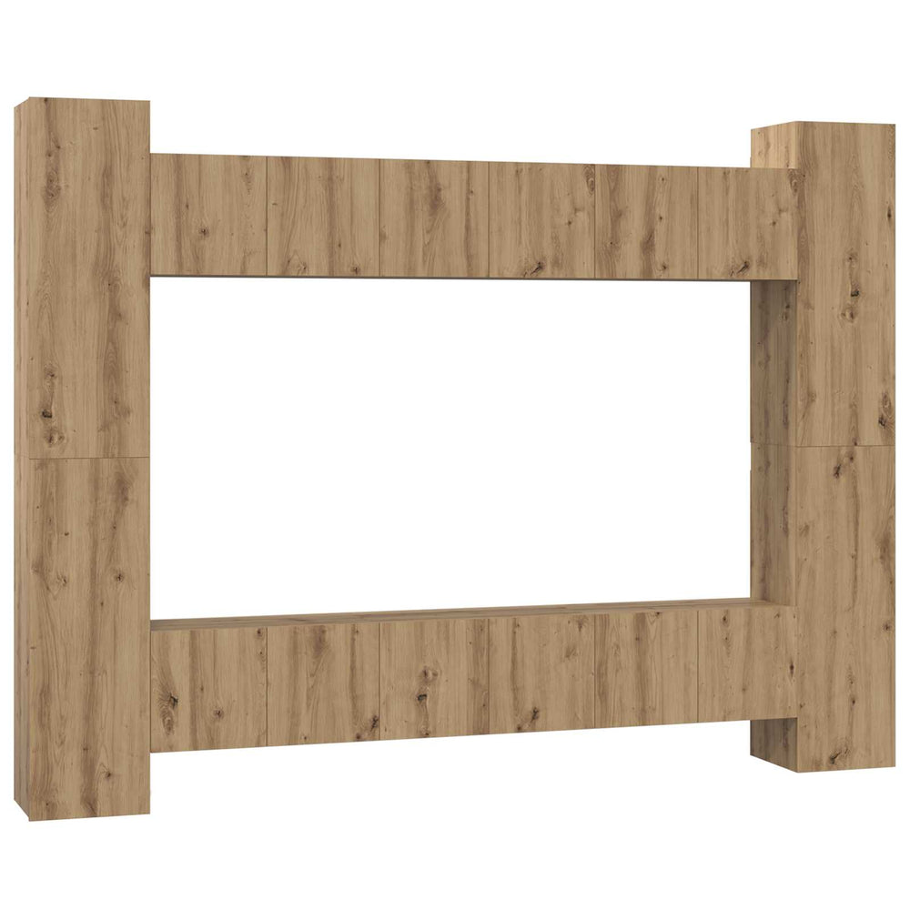 TV-Schrank Set Artisan-Eiche, 10-teilig