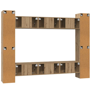 TV-Schrank Set Artisan-Eiche, 10-teilig