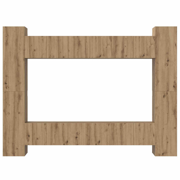 TV-Schrank Set Artisan-Eiche, 10-teilig