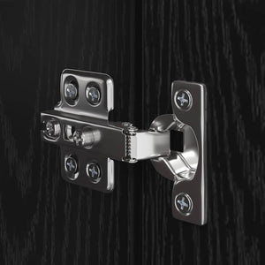Wand TV-Schrank Schwarz Eiche Optik 2er-Set