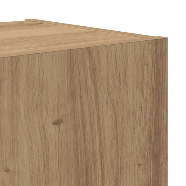 Wandmontierte TV-Einheiten Artisan Eiche, 4-teilig