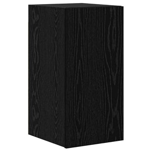 vidaXL Meuble TV 9 pcs Noir aspect chêne Aggloméré