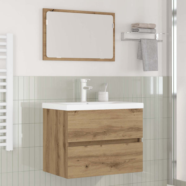 Badezimmermöbel Set 3-teilig Artisan Eiche