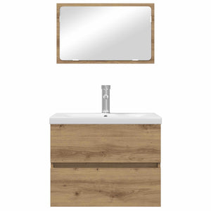 Badezimmermöbel Set 3-teilig Artisan Eiche