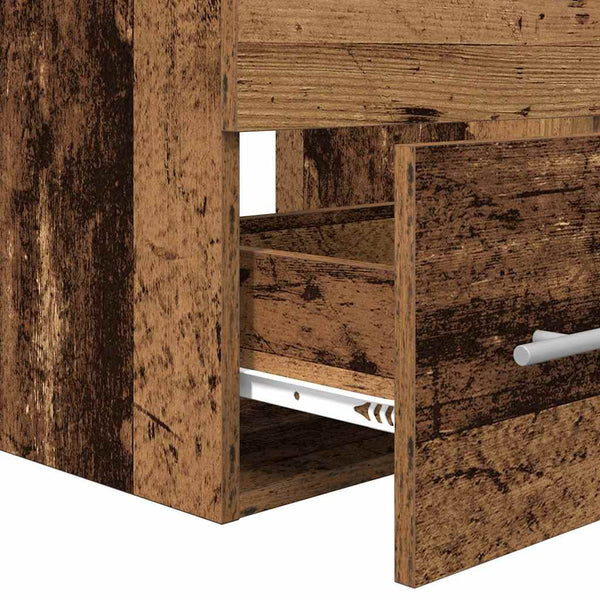 Badezimmermöbel Set Altholz 2-teilig