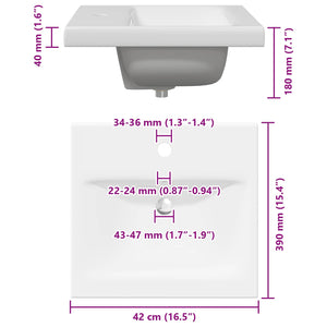 Badezimmermöbel Set Schwarz/Weiß